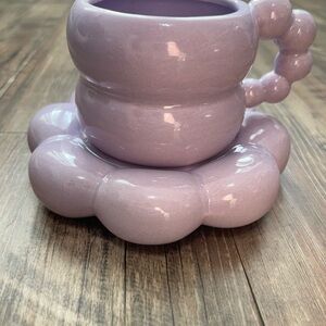 Sheffield Home Lavender Mug and Saucer Set